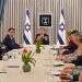 שיחות ההידברות בבית הנשיא. צילום: עמוס בן־גרשום, לע״מ בן גביר ממשיך להחרים את הממשלה, לחצים על לפיד וגנץ לפרוש מהשיחות בבית הנשיא