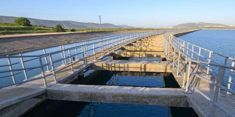 מאגר אשכול של המוביל הארצי. צילום: אייל מרגולין, ג'יני