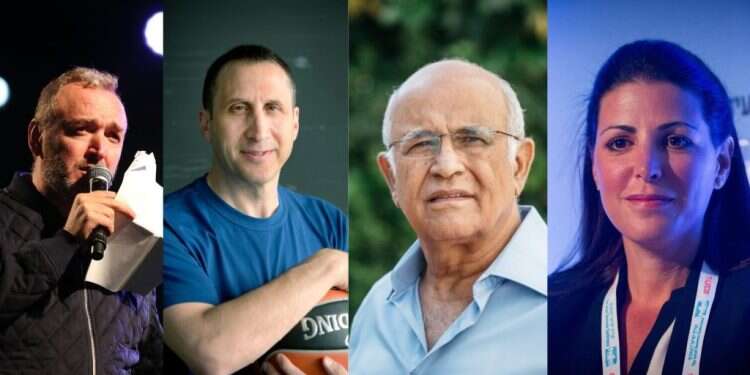 סיון יערי, אביגדור קהלני ושלום אסייג. צילומים: אבישג שאר-ישוב, מרים אלסטר, משה שי ודוד כהן, פלאש 90 אביגדור קהלני, שלום אסייג, סיון יערי ודיוויד בלאט: פורסמו שמות מדליקי המשואות