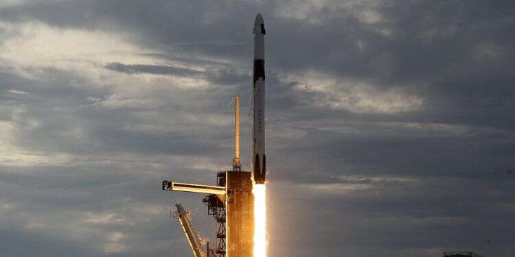 שיגור חללית לתחנת החלל הבינלאומית, אילוסטרציה. צילום: AFP ראשי