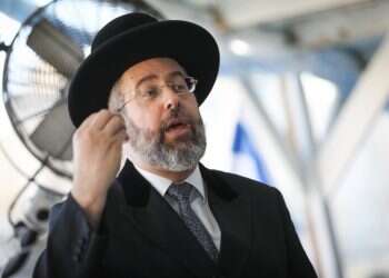 הרב דוד לאו. צילום: נועם רבקין פנטון, פלאש 90 תמיכה חוצת מחנות בישיבת מעלה אליהו: "קמפיין שנאה"