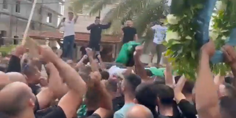 "ברוח ודם נפדה את השהיד": ההרוג הערבי באירוע הירי בצפון הובא למנוחות