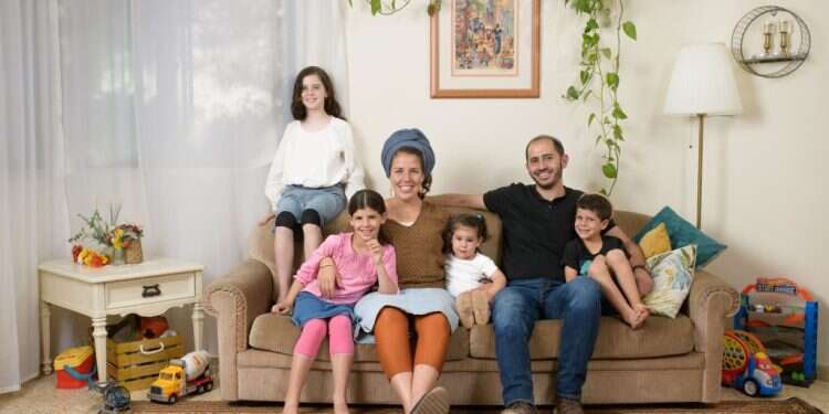 משפחת בובליל, הר נוף, ירושלים. צילום: שריה דיאמנט