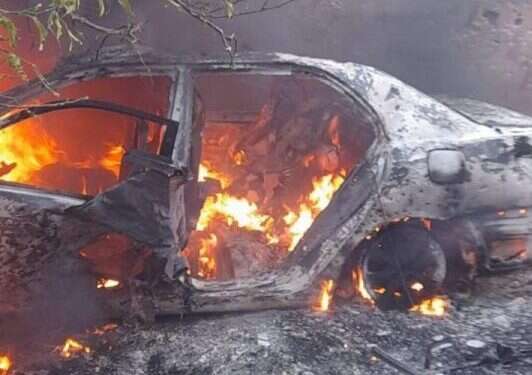 רכב החולייה שחוסלה בדרך להוצאת פיגוע נ חיסול נוסף ברצועה. נתניהו: "אל תתעסקו איתנו" | צפו