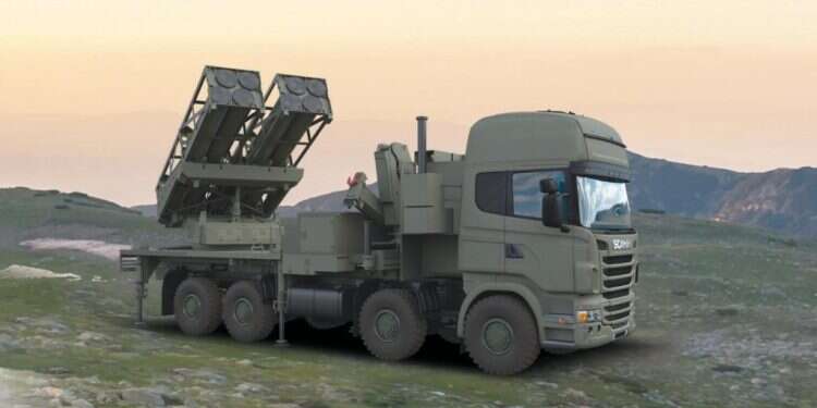 משגר ה-PULS של אלביט מערכות. צילום: אלביט מערכות עסקת ענק: אלביט תמכור מערכת שיגור רקטות במאות מיליוני דולרים