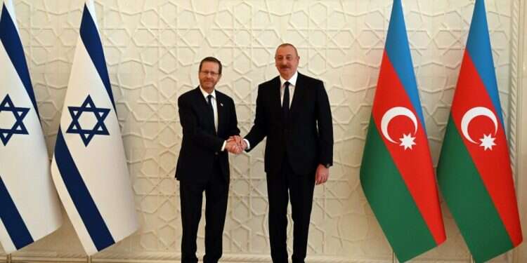 ביקור הנשיא הרצוג באזרבייג'ן – מסר משותף לאיראנים