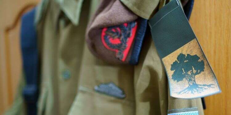 כומתה ותג של חטיבת גולני. צילום: אנצ׳ו גוש-ג׳יני מרד נוסף בגולני: לוחמים הפקירו נשק ויצאו מהיחידה ללא אישור – ונשלחו לכלא