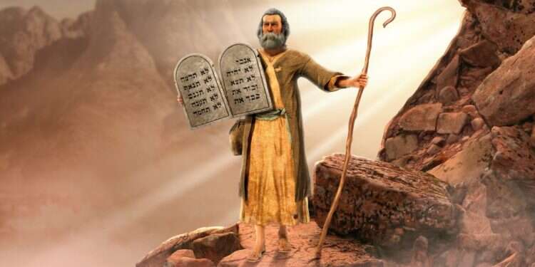 צילום: שאטרסטוק כך היה נראה מעמד עשרת הדיברות לו התרחש בימינו