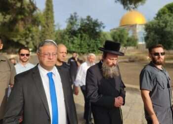 "אנחנו בעלי הבית כאן": השר בן גביר עלה להר הבית