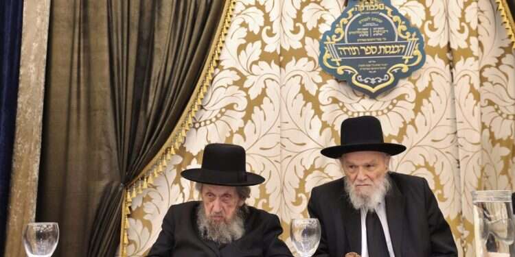 הרבנים הירש ולנדו. צילום: יעקב נחומי המורד הנצחי והאאוטסיידר מאמריקה כבשו יחד את הנהגת הציבור הליטאי