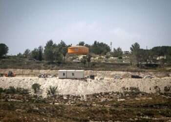 עבודות התשתית להקמת הישיבה בחומש, יוני 23'. צילום: נאסר אשתיה, פלאש 90 בחומש חגגו השבוע את הבנייה, אבל הייתה גם אכזבה