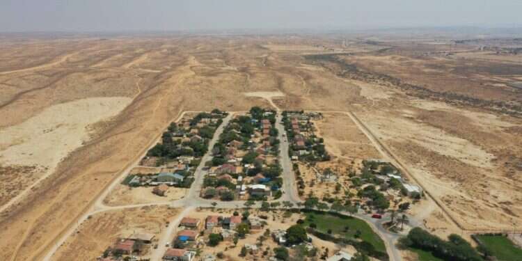 היישוב כמהין שבפתחת ניצנה. צילום: דוברות רמת הנגב