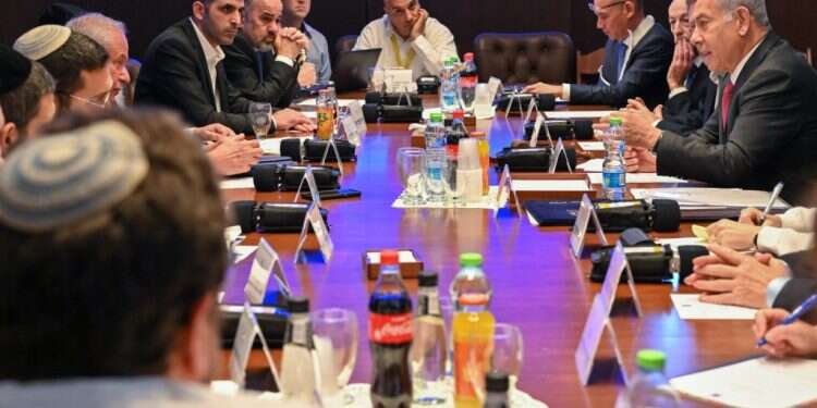 כינוס ועדת השרים למאבק ביוקר המחיה, השבוע. צילום: קובי גדעון, לע