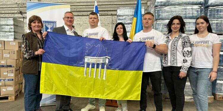 "ישראל עומדת לצד העם האוקראיני": סיוע הומניטרי לנפגעי אסון הסכר באוקראינה