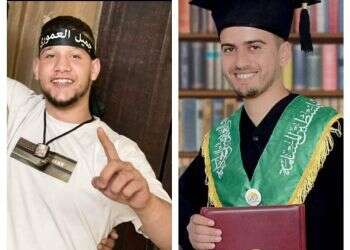 המחבלים שביצעו את הפיגוע בעלי. צילום מסך מתוך הטוויטר המחבלים שביצעו את הפיגוע בעלי: פעילי חמאס