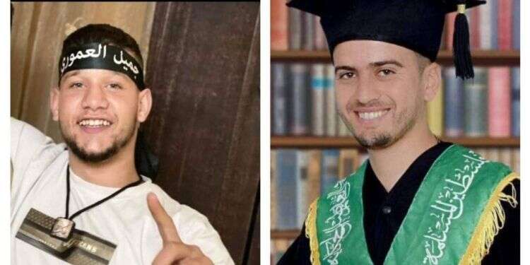 המחבלים שביצעו את הפיגוע בעלי. צילום מסך מתוך הטוויטר המחבלים שביצעו את הפיגוע בעלי: פעילי חמאס