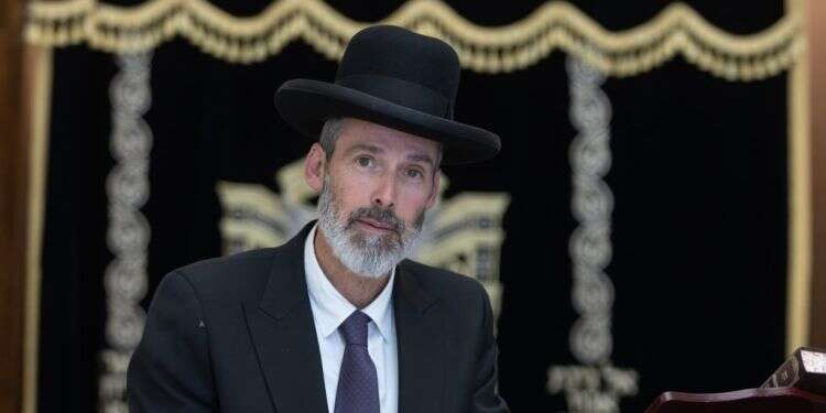 הרב מאיר כהנא. צילום: יוסי אלוני מי מנסה לחבל במועמדותו של הרב כהנא לרבנות הראשית?