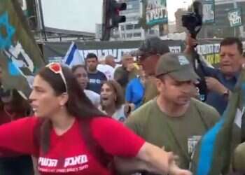 עימותים ואלימות בין הארגונים המפגינים: "אם הוא מגיע לנתב"ג אני לא מגיע"