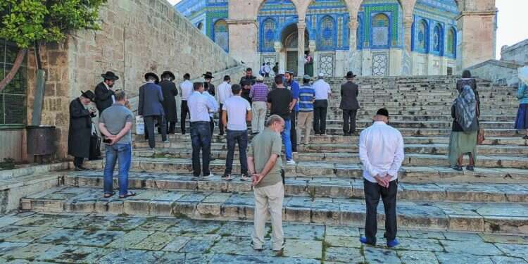 יהודים בהר הבית, אילוסטרציה. צילום: ארנון סגל לא מובן מאליו: עשרים שנה לפתיחת הר הבית מחדש ליהודים