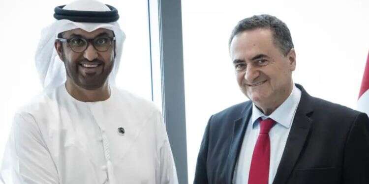 "מים תמורת חשמל": השר כץ בביקור ראשון באבו דאבי