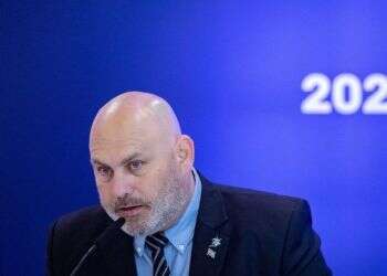 ראש מערך ההסברה הלאומי, משה (מושיק) אביב. צילום: יונתן זינדל, פלאש 90