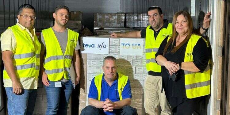 הציוד הרפואי שהועבר לאוקראינה