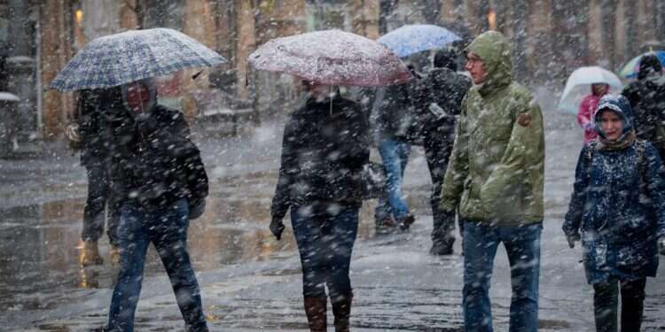 שלג בירושלים