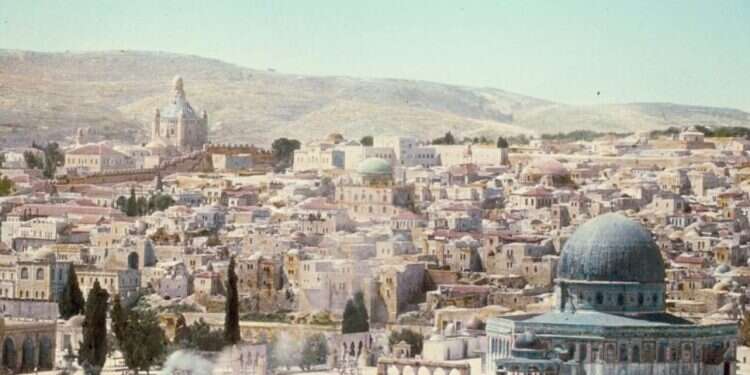 צילום: ספריית הקונגרס האמריקני עלון למבקר בישראל ובמקומות הקדושים – גרסת המאה ה-15