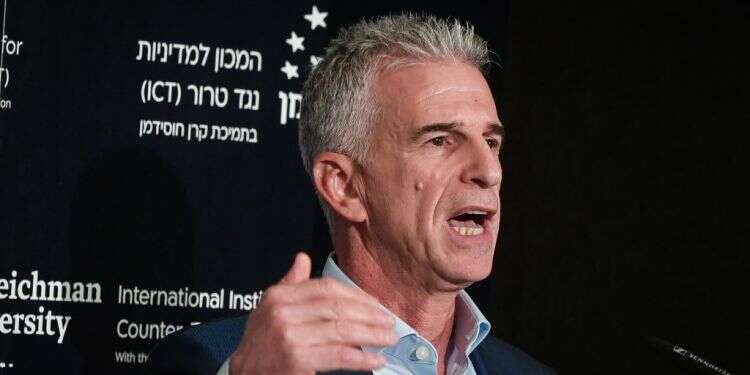 ראש המוסד, דוד ברנע. צילום: אבשלום ששוני, פלאש 90 ראש המוסד באיום ישיר על איראן: ״הגיעה השעה לגבות מחיר״