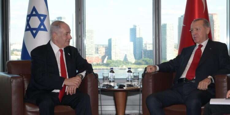 אחרי שכינה אותו "רוצח ילדים פלסטינים": מפגש ראשון בין נתניהו לארדואן