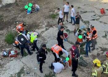 אוטובוס התהפך סמוך לבית שמש: 15 חניכים מתנועת "אריאל" נפצעו