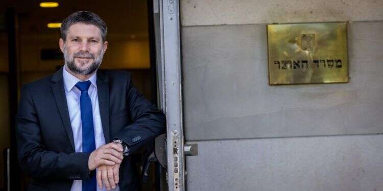 שר האוצר בצלאל סמוטריץ'. צילום: אריק סולטן