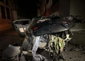 רכב תופת שהושמד בו נמצאו מטענים וציוד צבאי. צילום: דו מלחמה בכל החזיתות: 12 מחבלים חוסלו ביו"ש | תיעוד