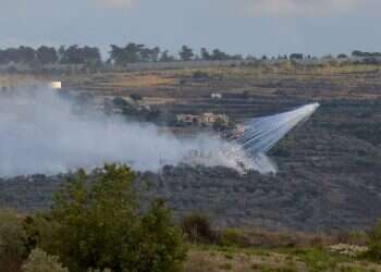 תקיפה ישראלית בלבנון, ארכיון. צילום: EPA