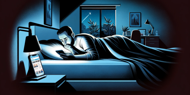 נדודי שינה, איור: Dall-e3 איך נטפל בנדודי שינה בעקבות חרדה ולחץ במצב מלחמה?