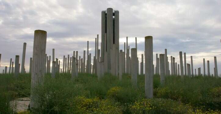 אנדרטה באוגדת עזה, צילום: חן ליאופולד, פלאש 90 בסיס אוגדת עזה "דרש להעביר את ילדי המפקדים לחמ"ל המרכזי"