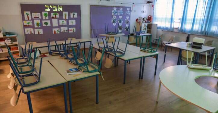 אילוסטרציה. צילום: פלאש 90 לימודים תחת מיגון: פיקוד העורף מחמיר את ההנחיות בגוש דן ובירושלים