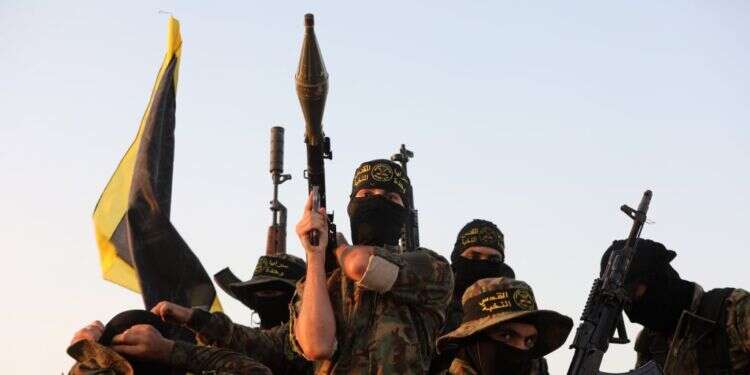 כוחות הג'יהאד האסלאמי ברצועת עזה. צילום: פלאש 90 ירי טילים וכוחות משולבים: הג'יהאד האסלאמי נערך לעימות הבא עם ישראל