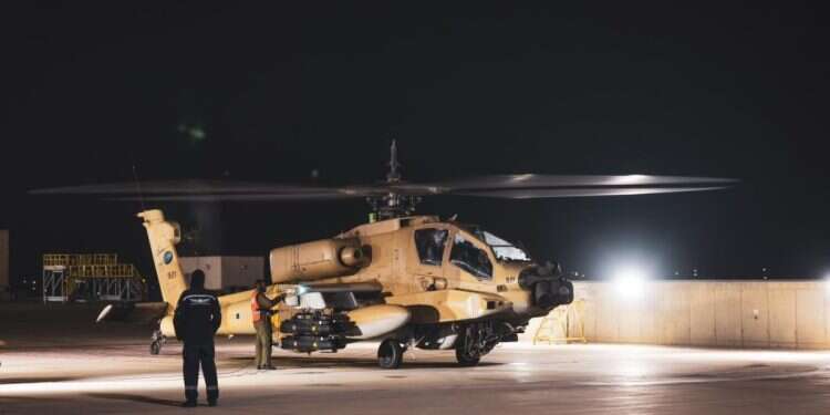 מסוקי אפצ'י. צילום: דובר צה תגובה מאוחרת, מכה קטלנית: הטייסת שסייעה בהקטנת ממדי הטבח