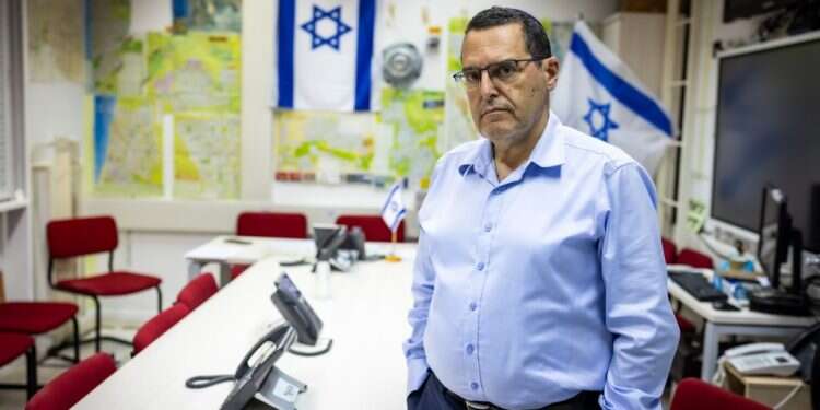 רם זהבי במשרד החינוך בתל־אביב, השבוע. צילום: אריק סולטן