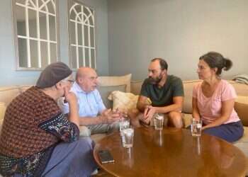 "לא הזמן להיות מנומסים או עדינים": נתן שרנסקי ביקר אצל הורי אחד החטופים