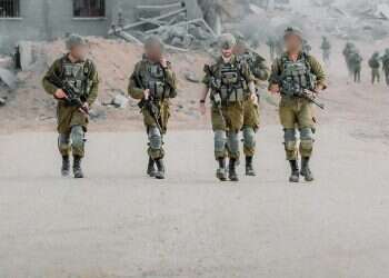 לוחמי גדוד האיסוף בלחימה בעזה. צילום: דובר צה סוגרים מעגל: לוחמי גדוד האיסוף הצטרפו לפעילות בעזה