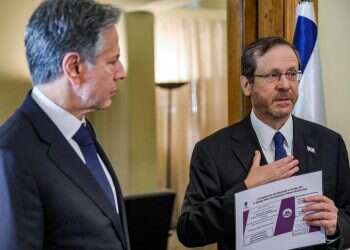 "גם אתם בסכנה": הרצוג ינאם בהפגנת ענק למען ישראל בוושינגטון