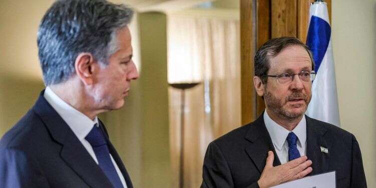 "גם אתם בסכנה": הרצוג ינאם בהפגנת ענק למען ישראל בוושינגטון