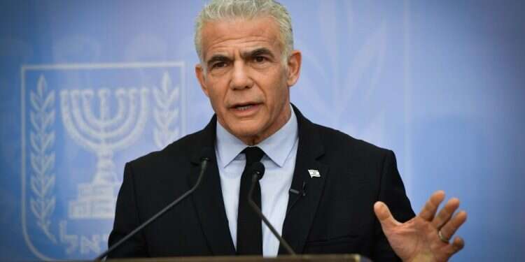 לפיד. צילום: אבשלום ששוני, פלאש 90