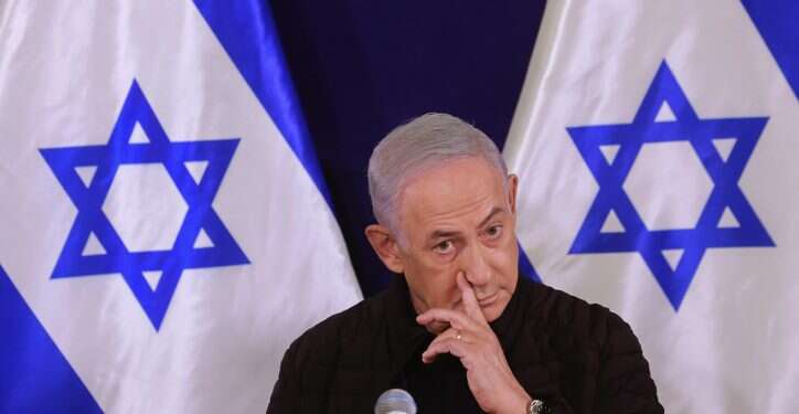 ראש הממשלה נתניהו במסיבת עיתונאים. צילום: מרק ישראל סלם אחרי הדלק תבוא הרש"פ: הקווים האדומים של ישראל בעזה נשברים