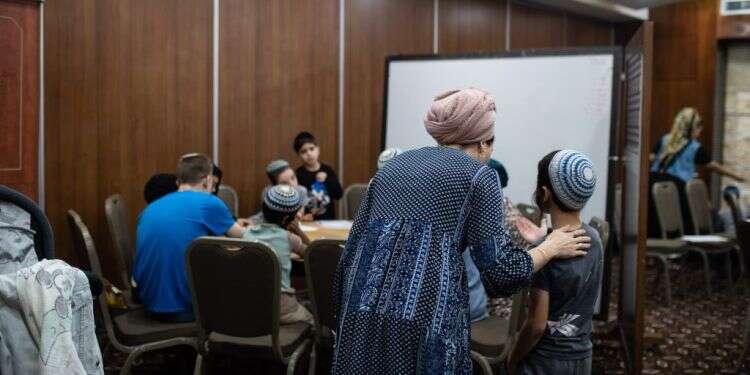 צילום: נעמה גרינבאום "אף פעם לא ראיתי ילד כל כך מאושר אחרי שיעור מתמטיקה"