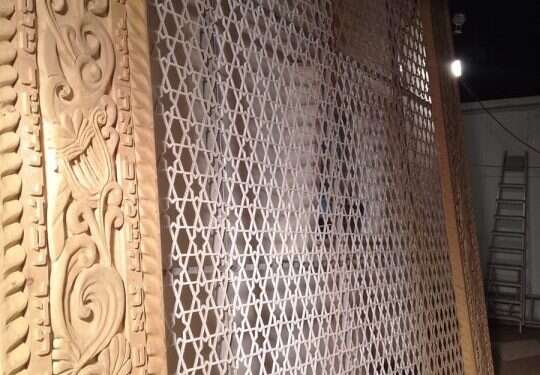 דלתות ההיכל. צילום: בניהו דיין־צדק שלב נוסף בדרך לבית מקדש: דלתות ההיכל כבר מוכנות