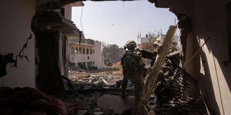 פעילות הקרקעית של כוחות צה״ל ברצועת עזה. צילום: דובר צה