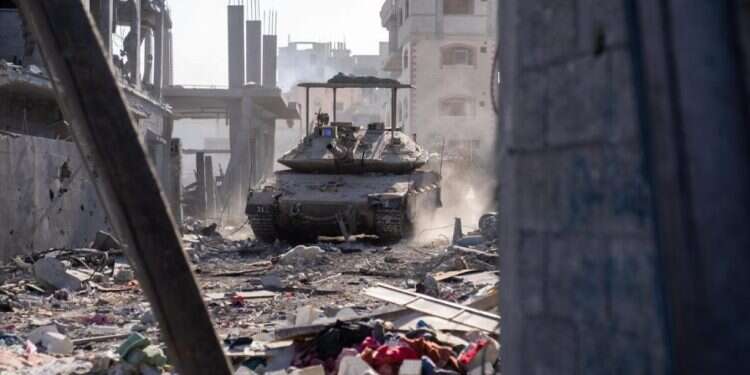 הפעילות הקרקעית של כוחות צה״ל ברצועת עזה. צילום: דובר צה